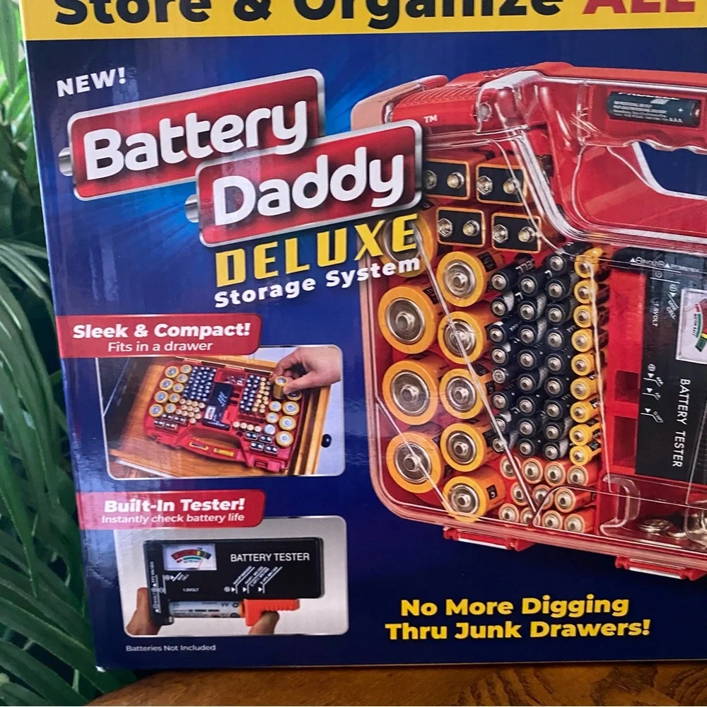 Battery Daddy Battery Organizer and Storage Case